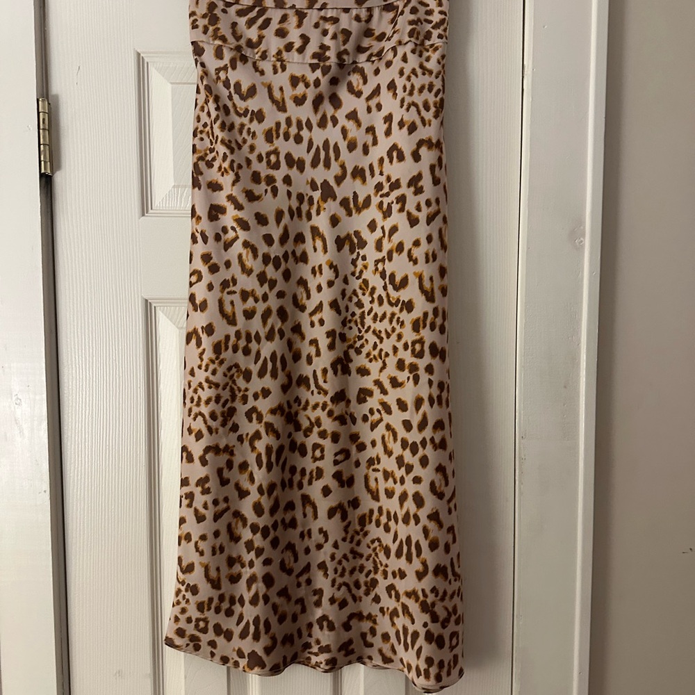 Free People Leopard Print Midi Skirt - Picture 6 of 7